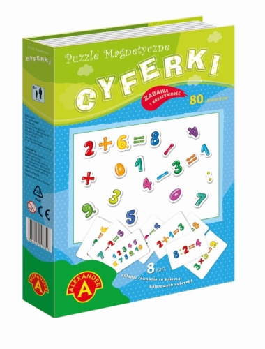 cyferki puzzle magnetyczne alxander