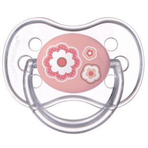 Canpol smoczek symetryczny silikonowy 0-6m 22/580_pin