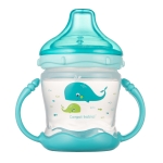 Kubek niekapek z miękkim ustnikiem 180ml Canpol Babies 57/300_blu