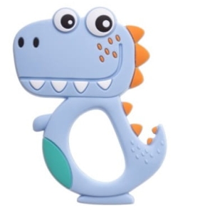 Gryzak silikonowy dla dziecka Dinozaur Akuku