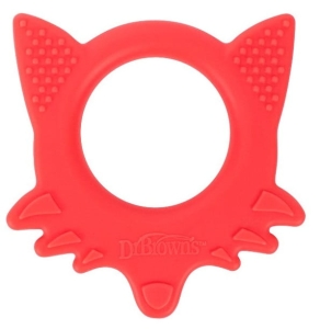 Gryzak niemowlęcy elastyczny Lisek DrBrowns