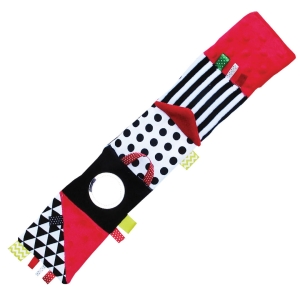 Miękka książeczka kontrastowa sensoryczna Mom's czerwona