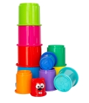 Kubek w kubek piramidka do układania dla malucha