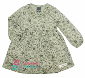 Oliwkowa sukienka dla niemowląt dziewczynki EKO Atut