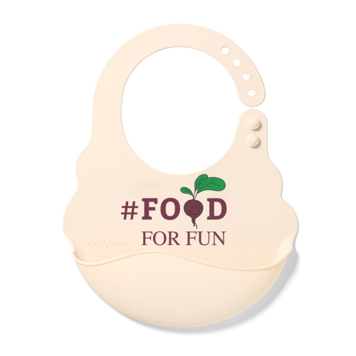 miękki silikonowy śliniak z rynienką i regulowanym zapięciem babyono 829/03.jpg