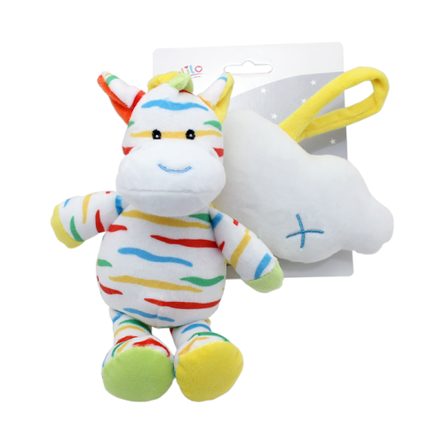 pluszowa zabawka z pozytywką dla niemowląt zebra na chmurce.png