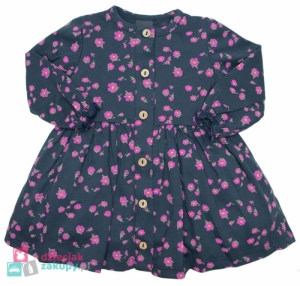 Sukienka w kwiaty dla niemowlaka dziewczynki Kwiatki Atut
