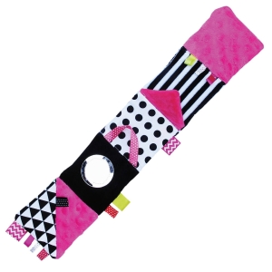 Miękka książeczka kontrastowa dla dziecka Mom's różowa