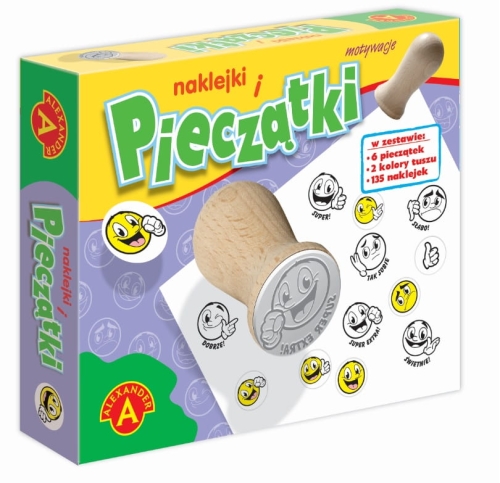 drewniane pieczątki dla dzieci z naklejkami motywacje alexander.jpg