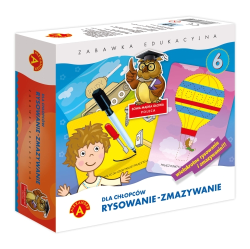 zabawka edukacyjna Rysowanie Zmazywanie dla chłopców.jpg