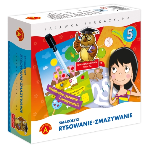 zabawka edukacyjna dla 4 latka  rysowanie zmazywanie Smakołyki.jpg
