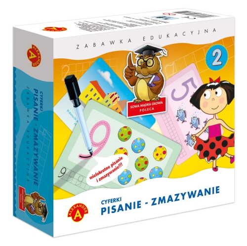 zabawka edukacyjna pisanie zmazywanie cyferki alexander .jpg