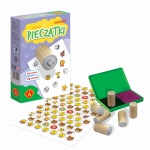 Drewniane pieczątki dla dzieci z buźkami motywacyjnymi Alexander