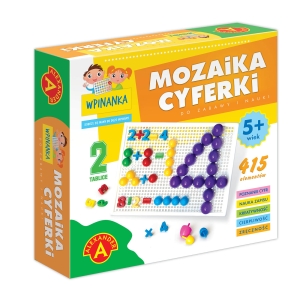 Mozaika dla dzieci Cyferki 5+ Alexander