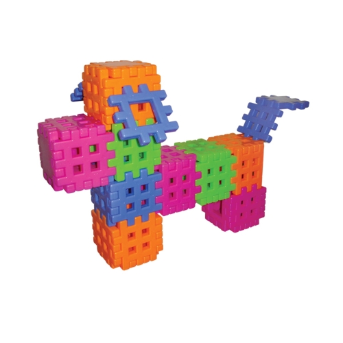 kolorowe klocki konstrukcyjne wafle 24 elementy majpol.jpg