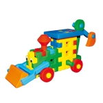 Klocki konstrukcyjne wafle duże 80 elementów Mejpol