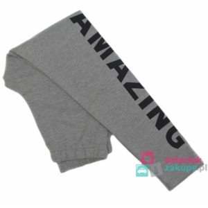 Szare legginsy dla dziewczynki Atut Amazing