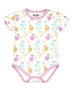 Body krótki rękaw dla dziewczynki Leniwiec Nini