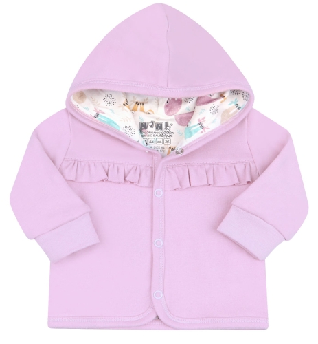 bluza dla niemowlaka dziewczynki z falbanką leniwiec.jpg