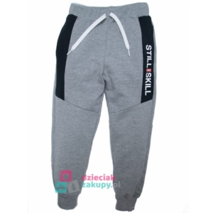 Szare spodnie chłopięce dresowe Gt Still have skill