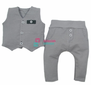 Mrofi ubranie wizytowe dla chłopca elegant szary