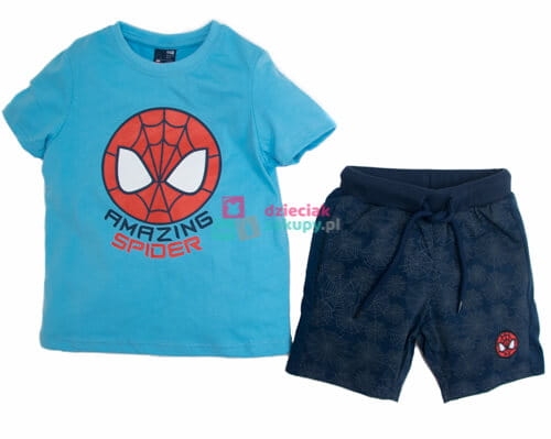 komplet na lato dla chłopca bluzka i spodenki spider gt.jpg
