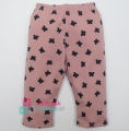 legginsy na lato dla dziewczynki 3/4 motyle brudny róż atut.jpg