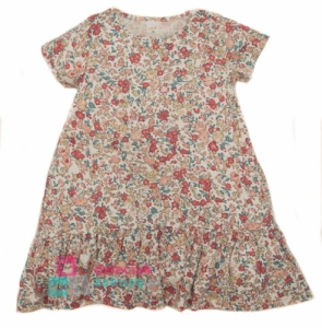 Kwiecista sukienka dla dziewczynki na lato Flowers Atut