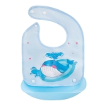 Śliniak z odpinaną rynienką Rybka Bocioland