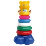 Piramidka układanka z krążków Kotek Nina