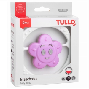 Grzechotka sensoryczna dla dziecka Kwiatek Tullo