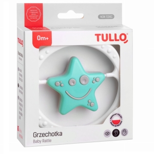 Grzechotka dla niemowlaka sensoryczna Gwiazdka Tullo