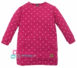 Sukienka tunika różowa w kropki Atut