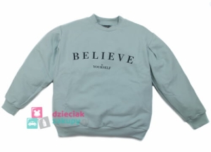 Seledynowa bluza dla dziewczynki Atut