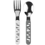 Łyżeczka i widelec ze stali nierdzewnej Baby Ono 1065/01