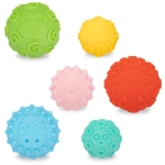 Gumowe piłki sensoryczne z kolcami Canpol Babies 79/402