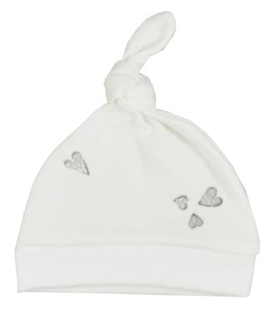 Czapeczka dla niemowląt dziewczynki Foxy kremowa.jpg