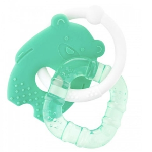 Zestaw gryzaków niemowlęcych Miś kwadrat Akuku