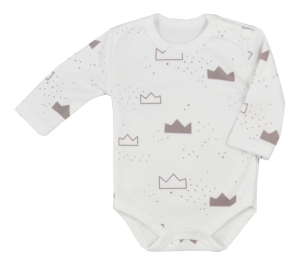 Koala body dla niemowlaka  w korony Cute kremowe