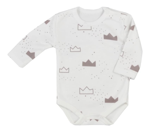 Koala body dla niemowlaka w korony Cute kremowe.jpg