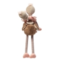 zestaw zabawek edukacyjnych przytulanka  i grzechotka ostrich mcknox family babyono 1446.jpg