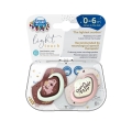 Silikonowe smoczki Canpol Babies 0-6m Light Touch 22/658 pin