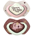 Silikonowe smoczki Canpol Babies 18m+ Light Touch 22/660 pin