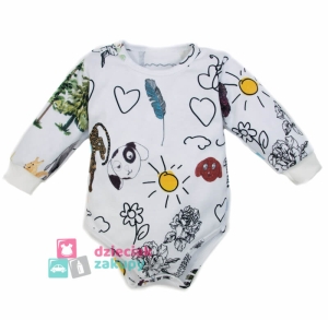 Mrofi body dla niemowlaka  unisex Safari