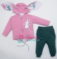 Mrofi dres dziewczęcy bluza z uszami i spodenki Magnolia.jpg