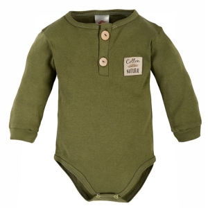 Body polo dla chłopca niemowlaka Makoma zielone
