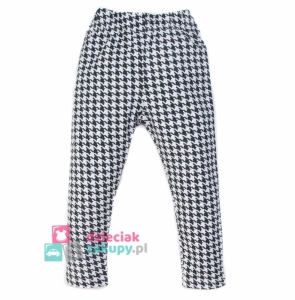 Leginsy  dla dziewczynki w pepitkę Pettino