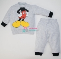 Petino dres dla chłopca Mickey szary melanż.jpg