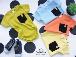 Body niemowlęce na krótki rękaw dla chłopczyka Gamex Style Boy