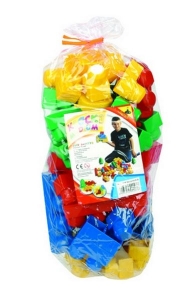 Klocki konstrukcyjne medium 55 szt. "bączek"